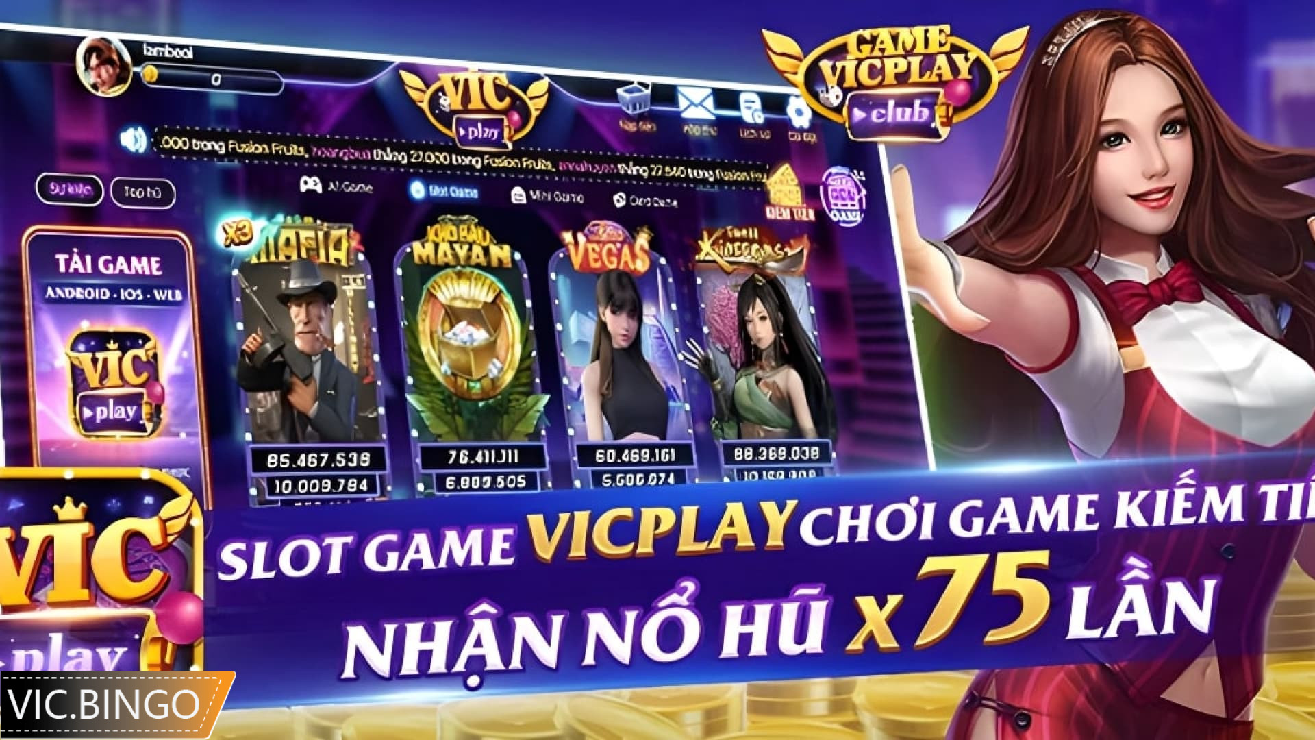 VicClub với nhiều ưu điểm vượt trội, thu hút đông đảo người chơi